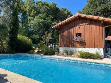 Holiday rental in house (with pool) 8 persons ST MICHEL ESCALUS (40)