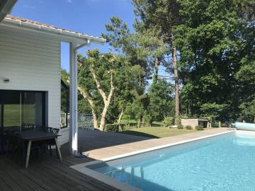 Location de vacances en maison (avec piscine) 9 personnes à MOLIETS ET MAA (40)